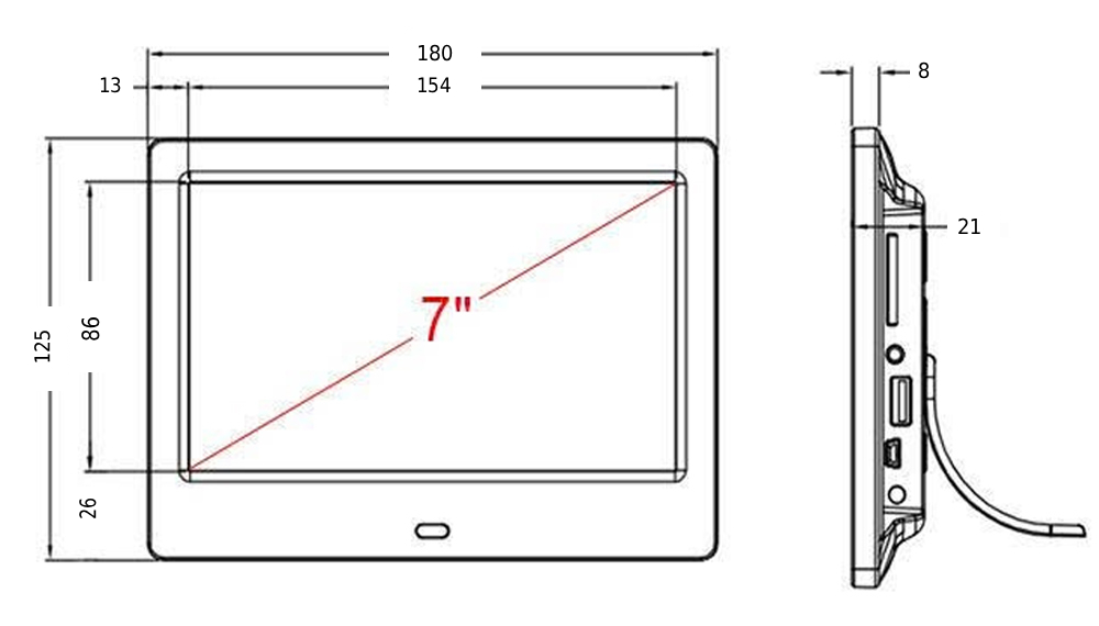 Màn hình quảng cáo LCD 7inch để bàn là gì