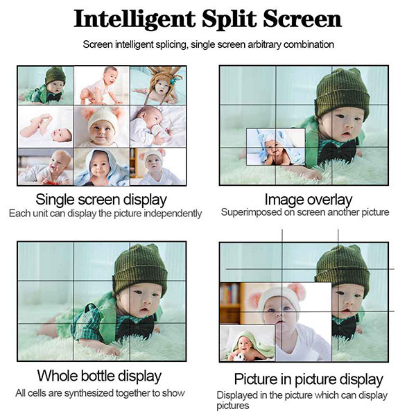 màn hình quảng cáo LCD dạng ghép