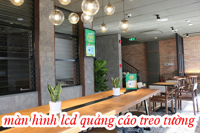 màn hình lcd quảng cáo treo tường
