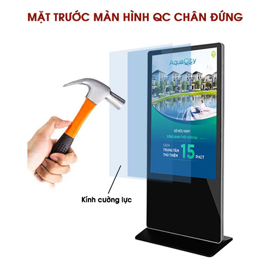 màn hình quảng cáo LCD chân đứng