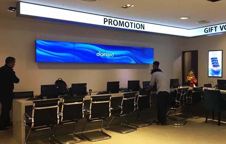 màn hình quảng cáo LCD ghép