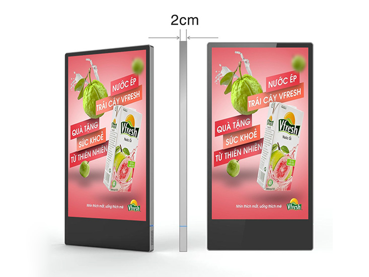 màn hình quảng cáo lcd treo thang máy