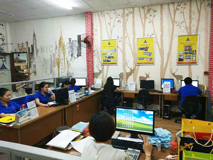 văn phòng công ty quảng cáo Tân Hải Thái