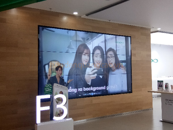 Dự Án Màn Hình Ghép Tại Brand Shop Oppo Q7
