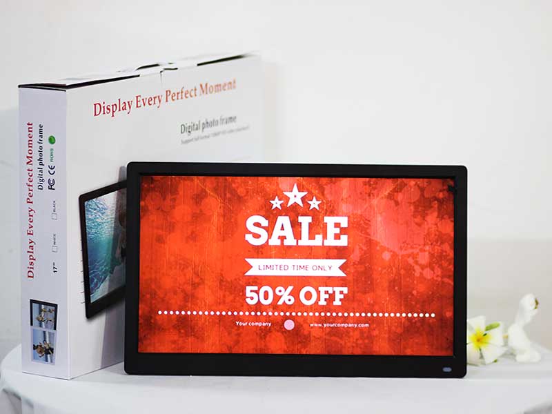 Màn Hình Quảng Cáo LCD Để Bàn 17"