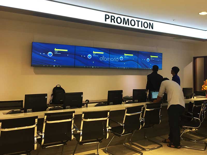 Màn Hình Quảng Cáo LCD Ghép Samsung 46"