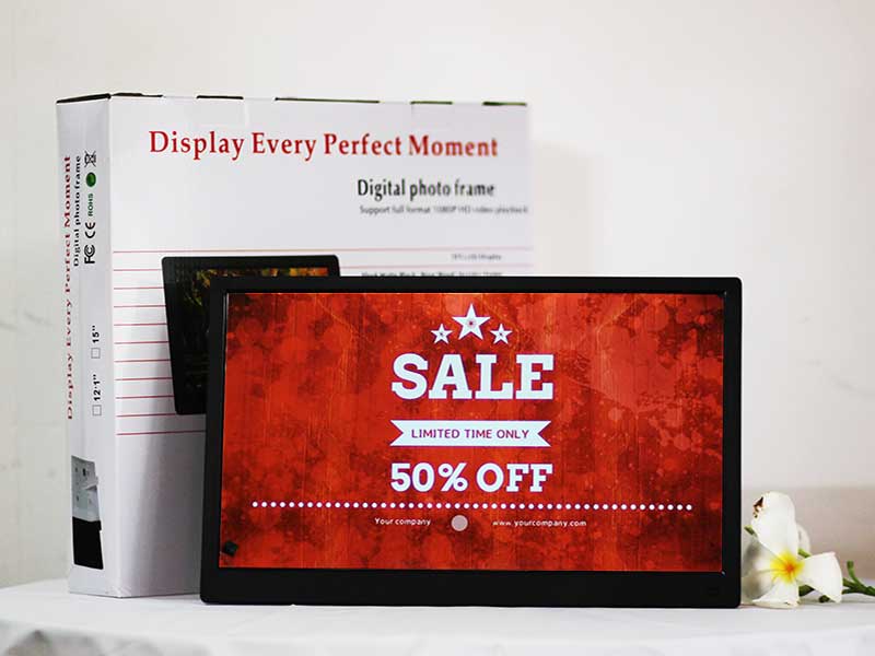 Màn Hình Quảng Cáo LCD Để Bàn 15"