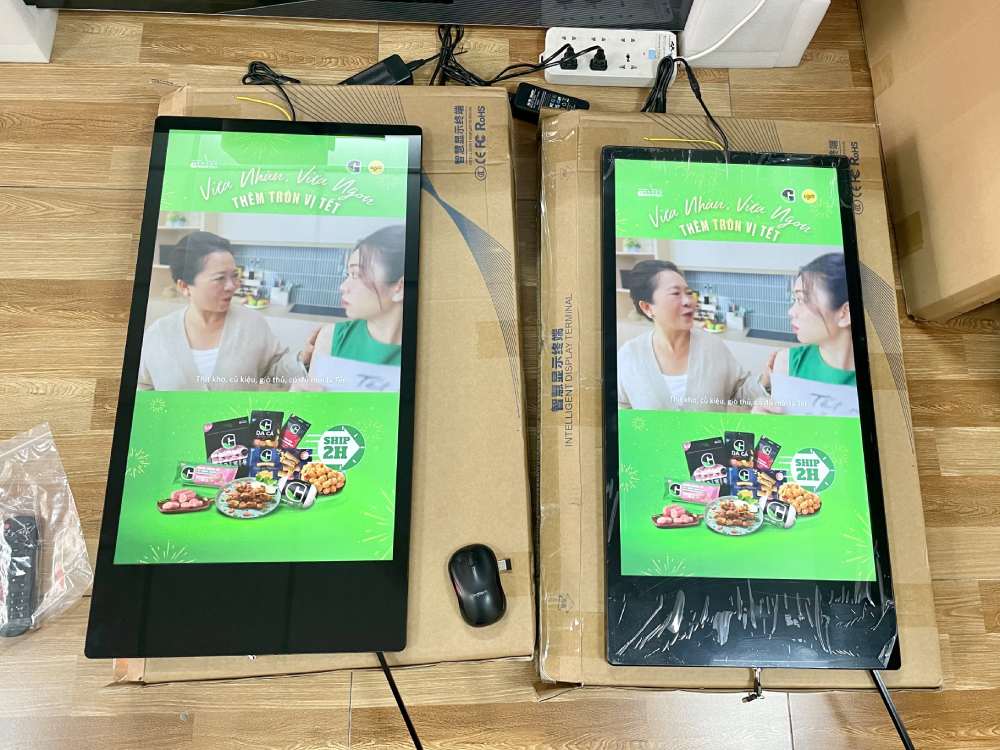 Hướng Dẫn Sử Dụng Màn Hình Quảng Cáo LCD Bằng USB, Thẻ Nhớ